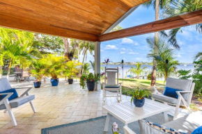 Waterfront Stuart Oasis with Hot Tub and Dock!